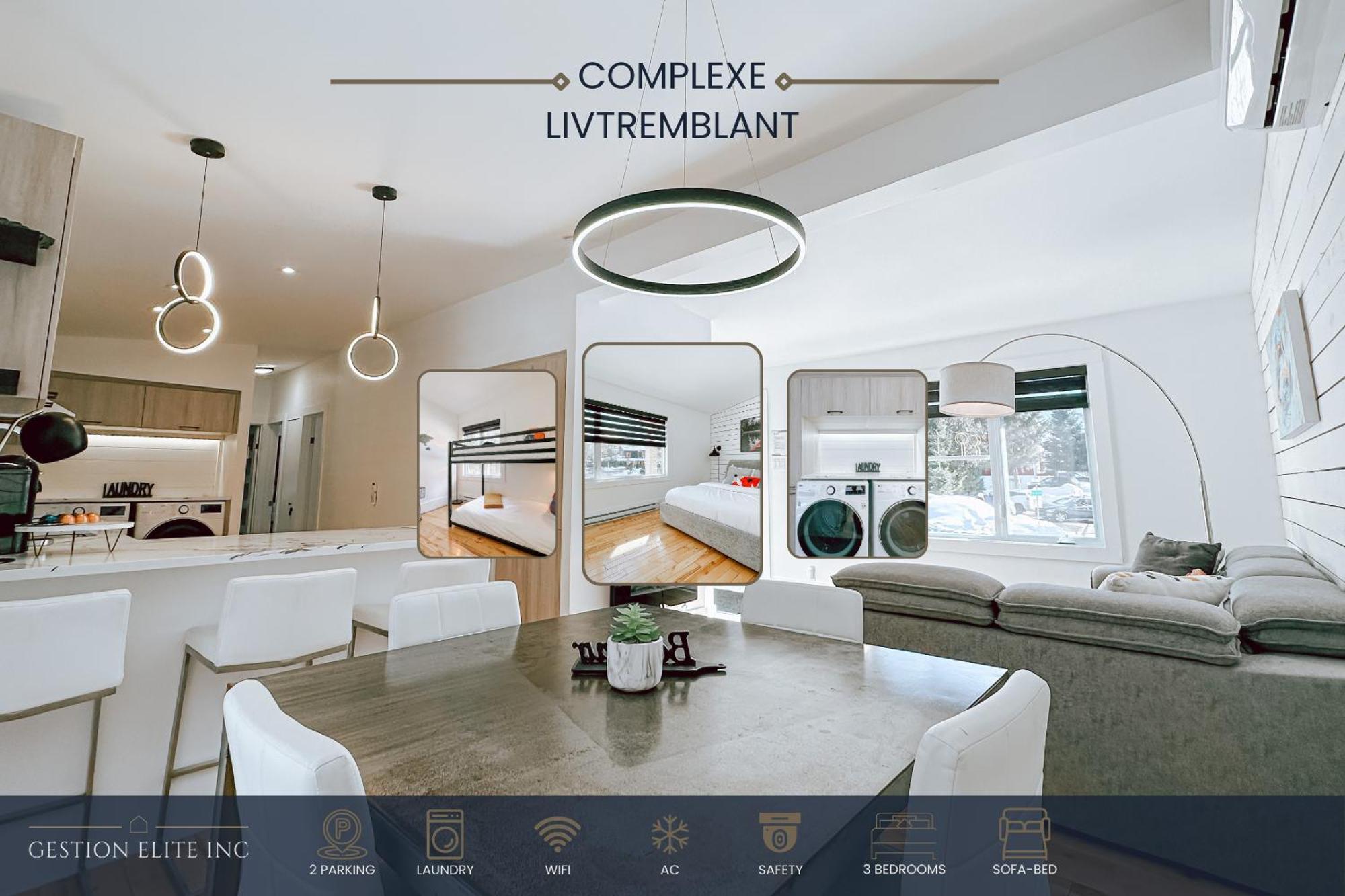 蒙特朗布朗Complexe Livtremblant By Gestion Elite - Liv1公寓 外观 照片